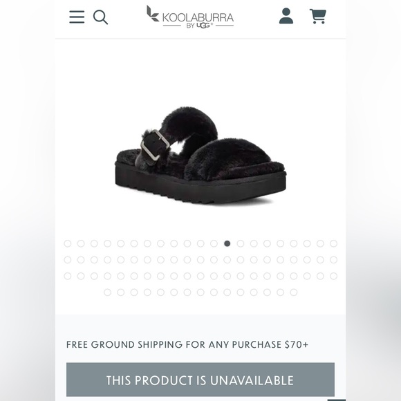 BNIB Koolaburra by Ugg Fur sandals - Picture 3 of 11
